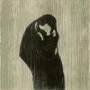 Edvard Munch, Der Kuss IV, 1902, © Staatliche Museen zu Berlin, Kupferstichkabinett / Volker-H. Schneider