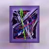 ©  Anselm Reyle Untitled 2022 mixed media, neon, cable, acrylic glass 93 x 75 x 22 cm 36.6 x 29.5 x 8.7 in unique