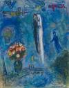 Marc Chagall: Das Brautpaar am blauen Himmel von Paris, um 1976 54,5 x 43,7 cm, Gouache, Pastell, Tempera und Bleistift auf Papier (ALBERTINA, Wien  Sammlung Batliner  Bildrecht Wien 2024) Foto: ALBERTINA, Wien