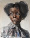 Marianne Fiedler, Portrait einer schwarzen Frau, 1889, Privatbesitz