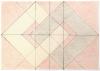 © Hermann Glckner, 1971, 50 x 70 cm, Faltung, Buntstift, Kreide