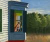 Edward Hopper, Cape Cod Morning, 1950, Oil on canvas, 86.7 x 102.3 cm, Smithsonian American Art Museum, Gift of the Sara Roby Foundation,  Heirs of Josephine Hopper / 2019, ProLitteris, Zurich, Photo: Smithsonian American Art Museum, Gene Young 