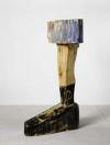 Georg Baselitz Pace Piece, 2003 Oil on lime wood 64 x 21 x 34-1/2 in. (162 x 53 x 88 cm) Hall Collection. Courtesy Hall Art Foundation © Georg Baselitz 2023