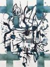 Jan-Ole Schiemann, o.T., 2023 Zeichentusche auf Aquarellpapier, 61 x 46 cm