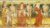 Wiedergänger verlassen ihr Grab (Ausschnitt), um 1500 (2 Inc. c. a. 3893, fol. h.ii) © Bayerische Staatsbibliothek, München