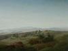 Caspar David Friedrich, Böhmische Landschaft mit einem See, Öl auf Leinwand, um 1810 © Rechteinhaber
