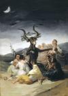 Francisco de Goya, Hexensabbat (El Aquelarre), 1797/98 Öl auf Leinwand 43 × 30 cm Fundación Lázaro Galdiano, Madrid