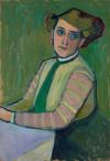 Gabriele Mnter: Bildnis einer Dame, 1909, Gabriele Mnter- und Johannes Eichner-Stiftung, Mnchen  VG Bild-Kunst, Bonn 2022