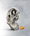  Daniel Arsham, LABYRINTH AND THE ORANGE, 2025 © Courtesy of the artist