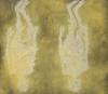 Georg Baselitz, Surdororeal, Oil and gold lacquer on canvas, 304 x 350 cm (119,69 x 137,8 in) Photo: Jochen Littkemann © Georg Baselitz