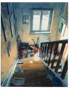 ven Kroner: Im Treppenhaus, 2018, Acryl auf Leinwand, 200 x 160 cm, Privatsammlung Rheinland-Pfalz, (c) Wendelin Bottländer, Düsseldorf