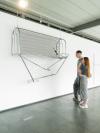 Ausstellungsansicht Unfreezing the Scene. Preis der Kunsthalle Wien 2022: Gleb Amankulov, Serpent Breath – Check Point Strap, 2023, Foto: Klaus Pichler