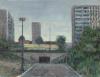 Sabine Moritz  Tunnel 1992 / 2017 l auf Nessel 50 x 65 cm   VG Bild-Kunst, Bonn 2019
