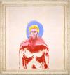 Julian Schnabel, Versions of Chuck 4, 2003, oil, wax, rabbit-skin glue on canvas in artist's frame, 108 x 96 in. (274.3 x 243.8 cm), Hall Collection © Julian Schnabel