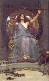John William Waterhouse (1849-1917) Circe offering the cup to Ulysses, 1891. Oil on canvas © Gallery Oldham
