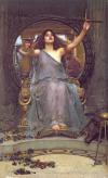 John William Waterhouse (1849-1917) Circe offering the cup to Ulysses, 1891. Oil on canvas  Gallery Oldham