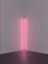 Dan Flavin, pink out of a corner (to Jasper Johns), 1963,  Stephen Flavin / 2023, ProLitteris, Zurich