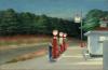  Edward Hopper, Gas, 1940  l auf Leinwand 66.7 x 102.2 cm The Museum of Modern Art, New York, Mrs. Simon Guggenheim Fund  Heirs of Josephine Hopper / 2019, ProLitteris, Zurich  2019 Digital image, The Museum of Modern Art, New York / Scala, Florence 