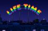 Ugo Rondinone, life time (Rendering), 2019, Neon, Acrylglas, lichtdurchlässige Folie, Aluminium, © the artist and Studio Rondinone