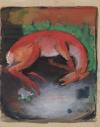 Li.: Franz Marc, Gettetes Reh, 1913, Aus Skizzenbuch XXVIII, S. 20, Franz Marc Museum. Stiftung Etta und Otto Stangl. Foto: collecto.art