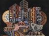 Fortunato Depero, The New Babel, 1930, Tempera auf Karton © VG Bild-Kunst, Bonn 2023, Foto: MART - Archivio fotografico e Mediateca