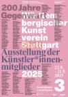 Poster, 200 Years of the Present. Constellation 3: Exhibition of the Artist Members of the WKV (23.8.21.9.2025), Design: Till Gathmann